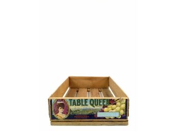 Table Queen Grapes Crate