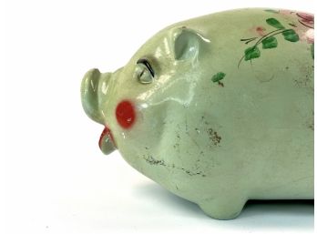 1946 Hand Painted Ceramic Piggy Bank