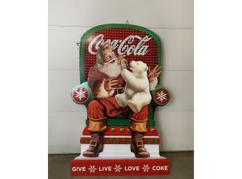Coca Cola Santa - Cardboard Standee Store Display