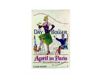 Original - 1952 Movie Poster ' April In Paris ' Doris Day
