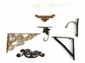 Group Of Small Architectural Elements Shelf Brackets And More