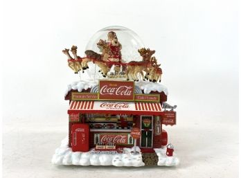 Coca Cola Santa Snow Globe