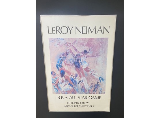 Leroy Neiman N.B.A. All-Star Game Print 1977