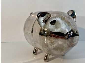 Vintage Lunt Silverplate Piggy Bank