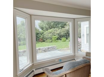 2 Large Marvin Thermopane Stationary Windows And 2 Crank Casements