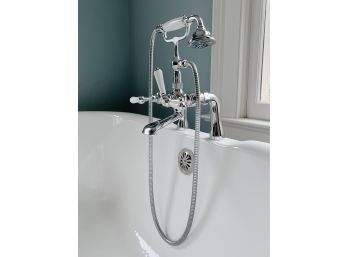 Soho Deck Mount Tub Filler With Lever Handles And Hand Held Spray Attachment - Amazing