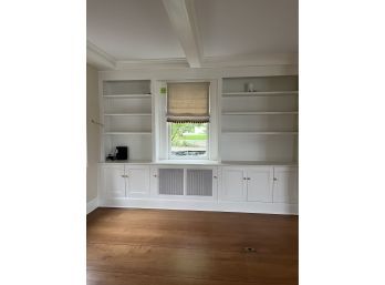 Built In Dual Bookshelf Unit - Living Room