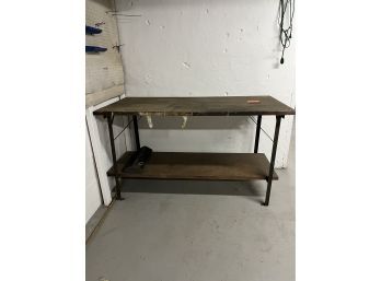 A Work Bench With Shelf - 60x28x34