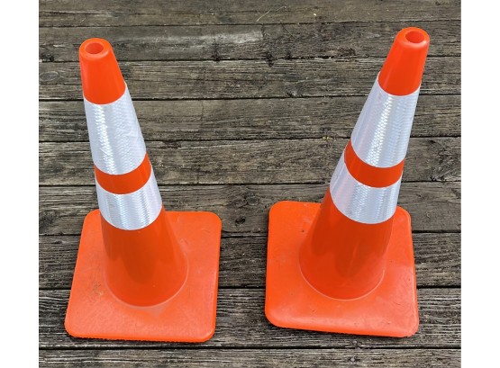 Two Emergency Cones