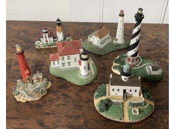 Six Lighthouses- Five Danbury Mint