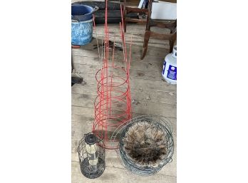 Tomato Towers And Wire Baskets