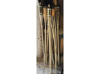 Lot Of Tiki Torches
