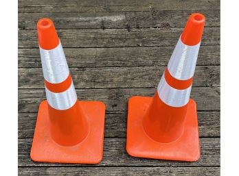 Two Emergency Cones