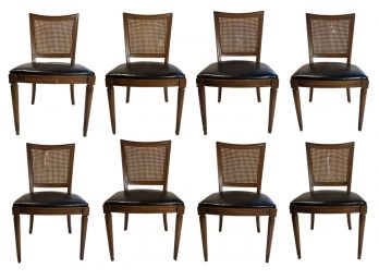 Cane Back Dining Chairs (8)