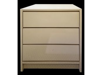 Seventies White Lacquer Dresser
