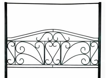 Iron Canopy King Bed