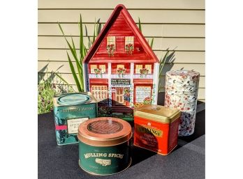 Collection Of Vintage Product Tins