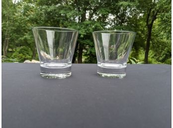 Pair Of Crown Royal Rocks Glasses