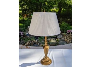 Vintage Brass Lamp With Shade