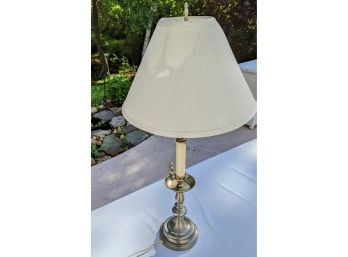 Vintage Silvertone Candle Style Lamp