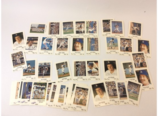 1984 Los Angeles Dodgers Police Baseball Cards (Lot31)