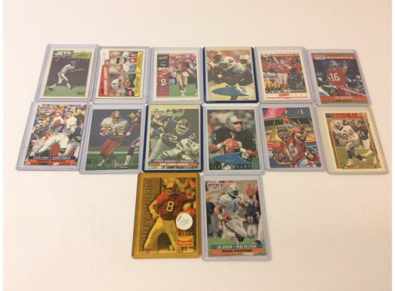 Mixed Lot NFL Football Cards Young Elway Montana Monk (Lot4)