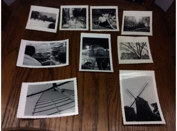 Black & White Vintage Photographs Windmill