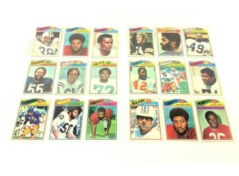 Lot Of 18 1977 Topps Chewing Gum NFL Football Cards Walter White Rufus Mayes (Lot44)