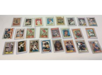 Mixed Lot Vintage Baseball Cards Wade Boggs Ozzie Smith Rickey Henderson Kirk Gibson (Lot20)