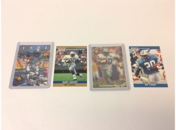 Mixed Lot NFL Football Barry Sanders Cards Pro Set Pro Line Rookie (Lot15)