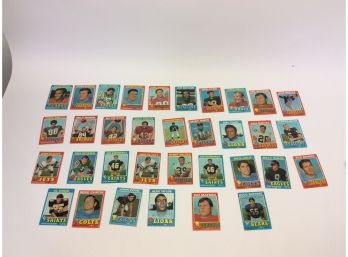 1971 T.C.G. Topps Colts AFC NFC Football Cards (Lot37)