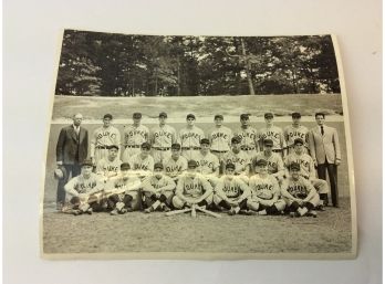 Duke Youth Baseball Team Black & White Photograph