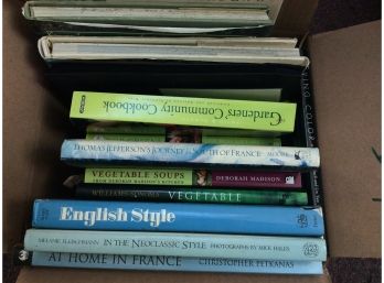 Mixed Book Lot #3 English Style Gardeners Community Cookbook Vegetable Soups At Home In France