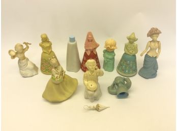 Vintage Lot Avon Figurines Perfume Bottles
