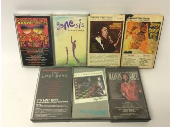 Mixed Lot Cassette Tapes Genesis Lost Boys Soundtrack Marvin Gaye