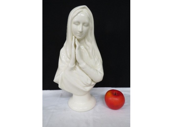 15.5' Ceramic Statue Of The Blessed Mary Signed Ted Graymoor