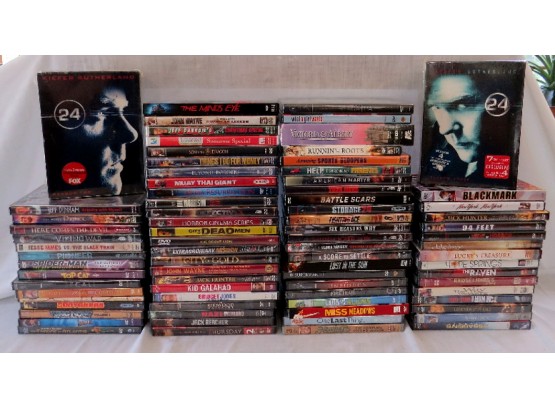 Fantastic Lot Of Over 80 New Unopened DVDs!