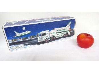 1999 Hess Truck - New In Box - Toy Truck Hauler And Space Shuttle! - To The Moooon!