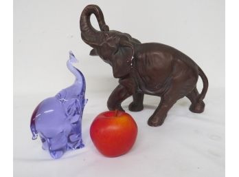 What To Do With An Elephant In The Room, You Say Hello! Eneryda Sweden Purple Elephant & A Friend