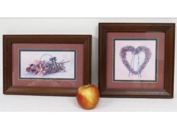 Pair Of Glynda Turley Signed & Framed Country Prints