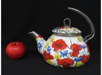 Crofton 2.3Qt Bright Colorful Poppies Stovetop Teapot