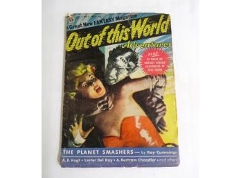 Volume 1, Number 1, Out Of This World Adventures 1959 Pulp Fiction Magazine