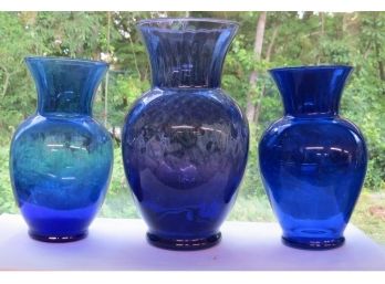 Do You Have The Blues? 3 Shades Of Cobalt Vases