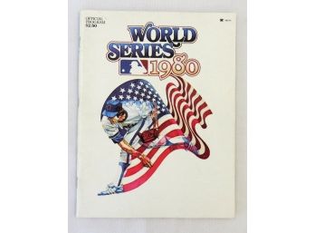 World Series 1980 Official Program Philadelphia Phillies Vs Kansas City Royals