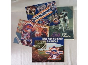 A Grouping Of Vintage New York Mets Wall Calendars