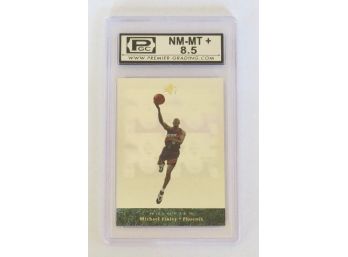 1995-96 SP Premium Collection Basketball Holoview Michael Finley #28 PGC Graded 8.5 NM-MT