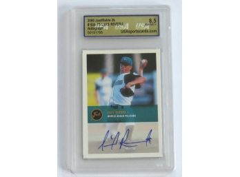 Luis Rivera 2000 Justifiable 2K Autographed USA Graded 8.5 NM-MT