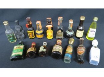 Mixed Lot Of Travel Mini Liquor Bottles - Many Sealed, Vintage