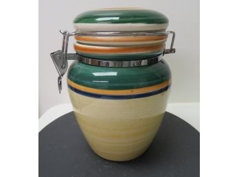 Southwestern Colors Gibson Airtight Seal Coffee Jar, Tea Bags, Flour, Etc.