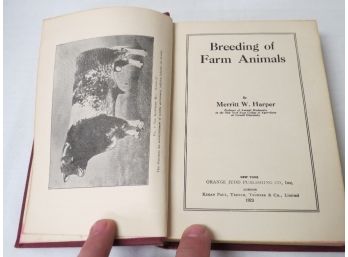Breeding Of Farm Animals - 1914 London HC Published